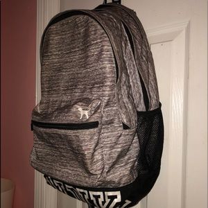 Gray backpack